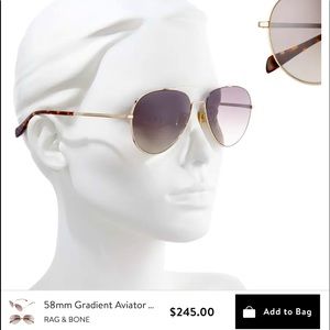 Rag and bone aviator- never been worn